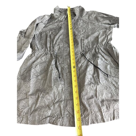 Simply Vera Vera Wang M Animal Print Jacket Gray - Picture 10 of 14